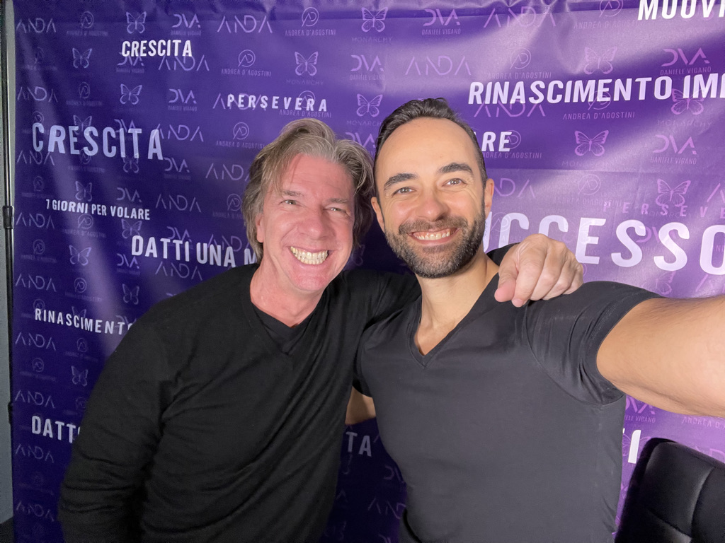 Andrea and Daniele Viganò — Monarchy backdrop